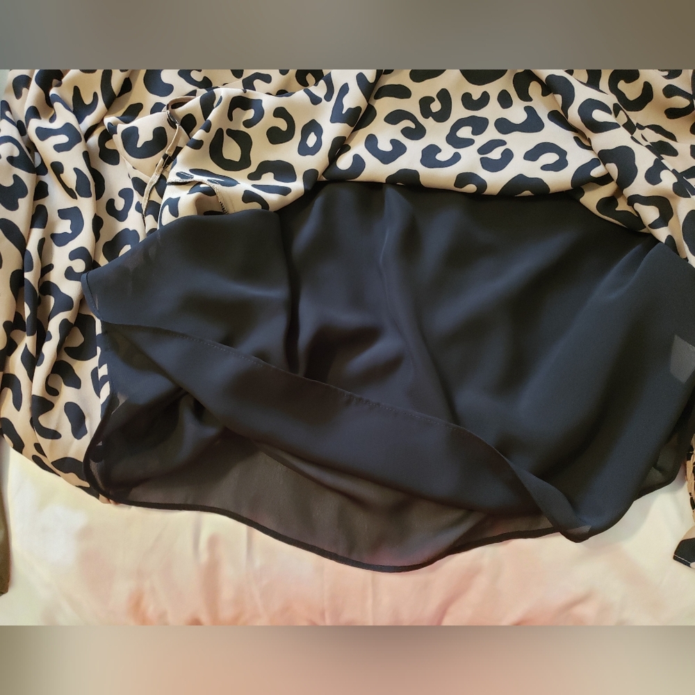 NWT Kate Spade Leopard Print Ruffle Top - Picture 5 of 11